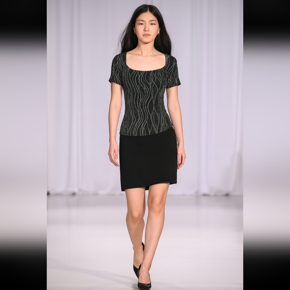 Ronni Nicole Evenings top size L